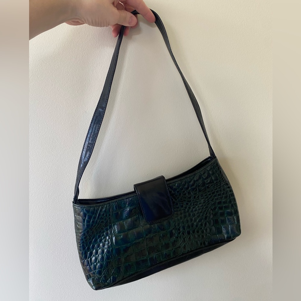 Nir Saban Leather Croc Handbag View 4